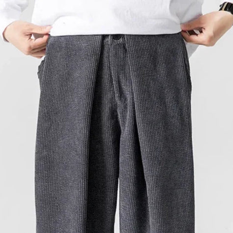 Knox Wide-Leg Corduroy Pants