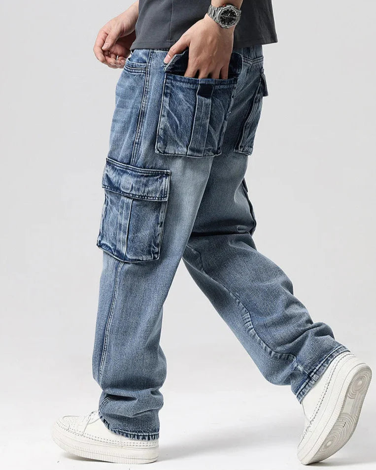 Ryder Washed Cargo Jeans