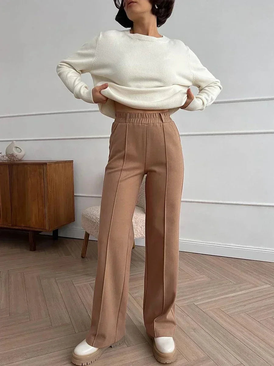 James & Elly™ | Elegant Trousers with Elastic Waist