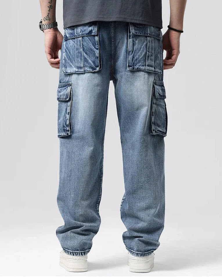 Ryder Washed Cargo Jeans