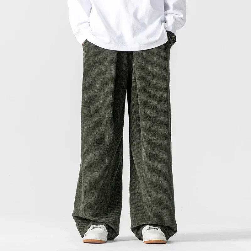 Knox Wide-Leg Corduroy Pants