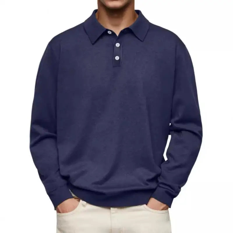 Aiden I Casual Long-Sleeve Polo