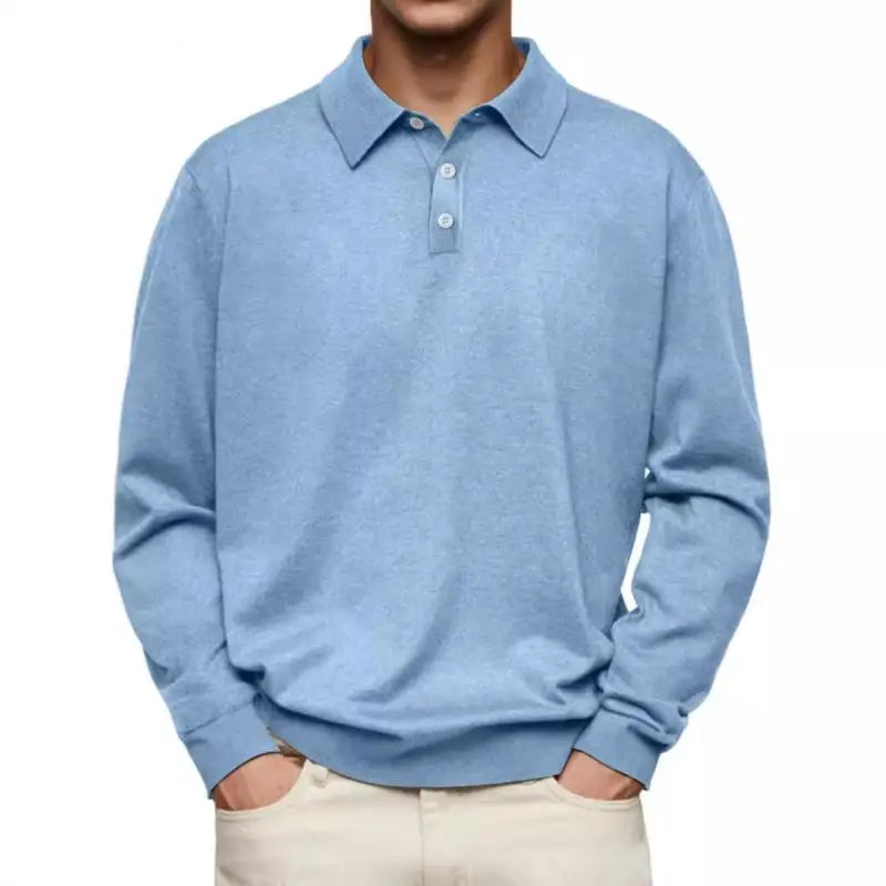 Aiden I Casual Long-Sleeve Polo