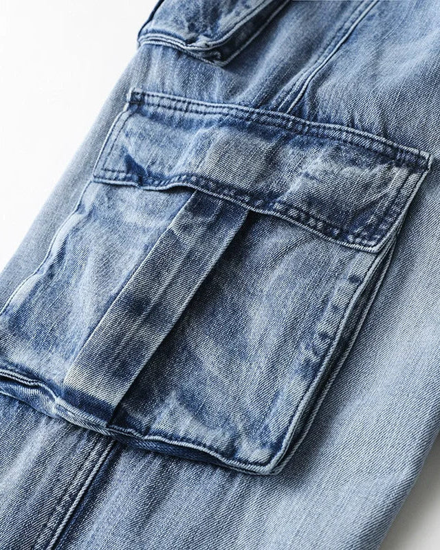 Ryder Washed Cargo Jeans