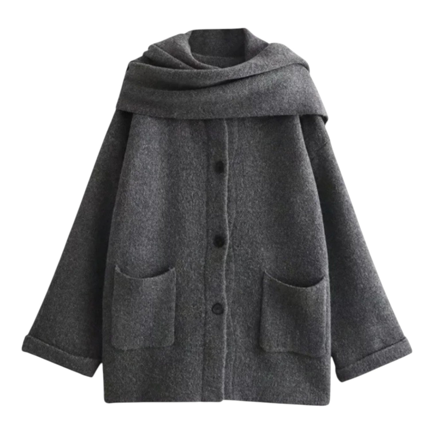 James & Elly™ | Cardigan with Scarf