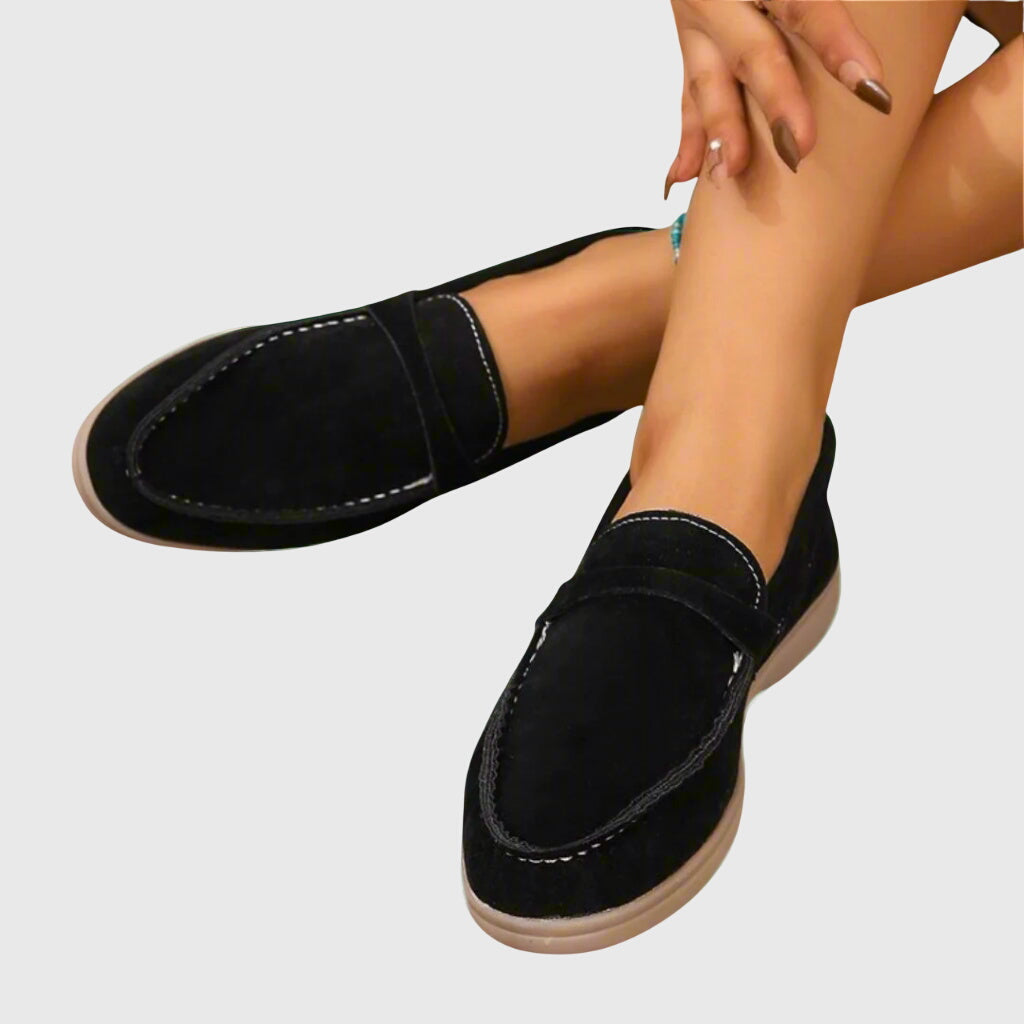 Molly - Suede Loafers