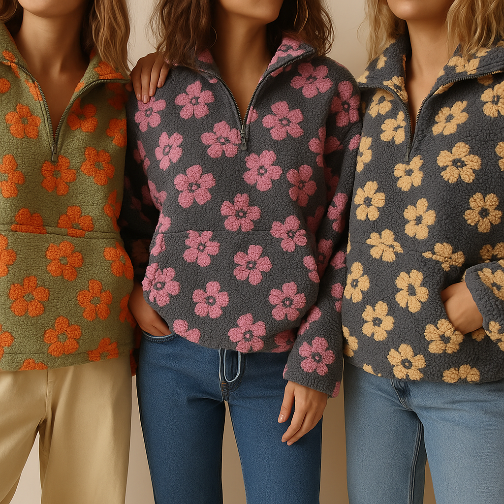 Daisy | Fleece Pullover Bloom