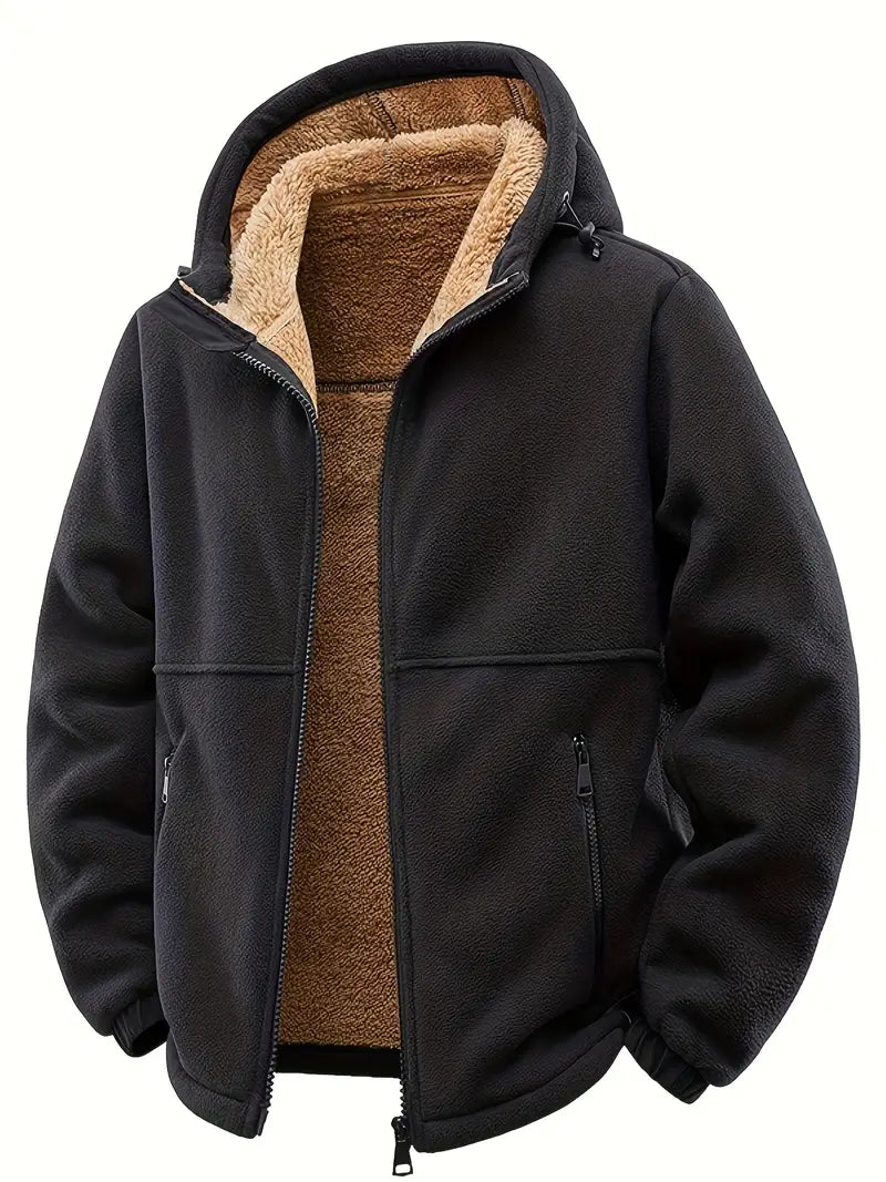 Levi | Winter Hooded Jacket With Front Pocket