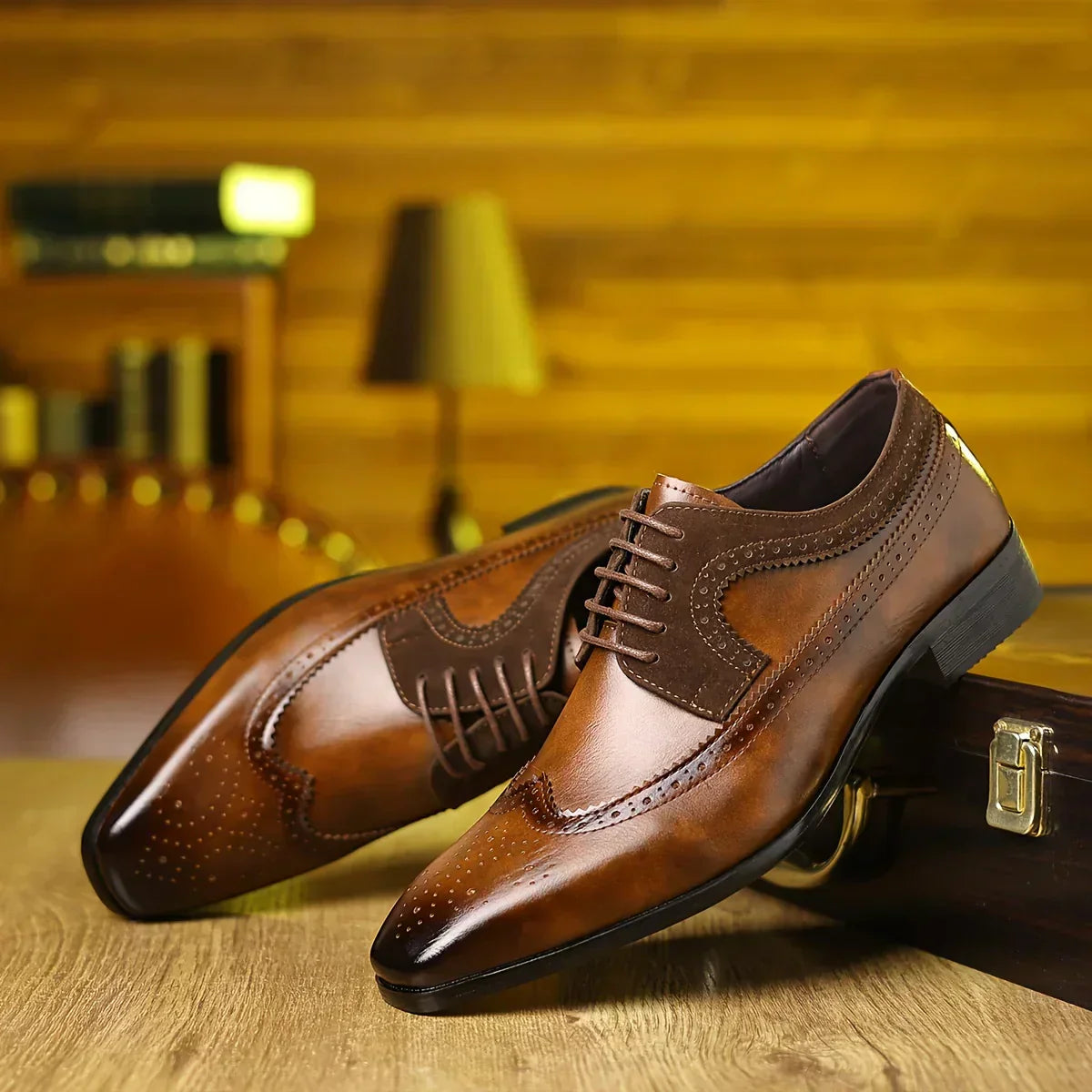 Alexander Prescott suit shoes