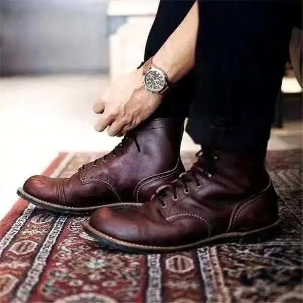 Mathieu | Classic Leather Boots for Men