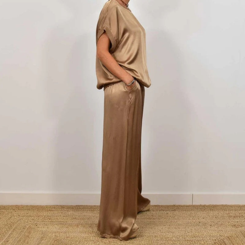 James & Elly™ | Lounge Satin Set