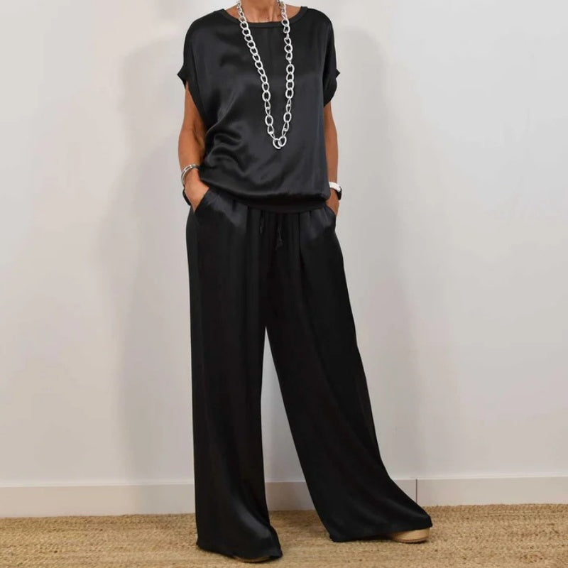 James & Elly™ | Lounge Satin Set